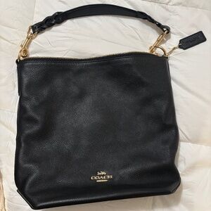 Coach Black Leather Handbag
